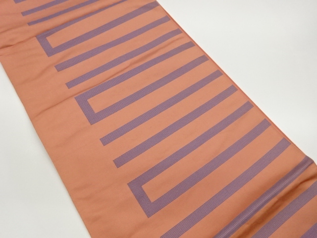 JAPANESE FUKURO OBI / WOVEN ABSTRACT STRIPE